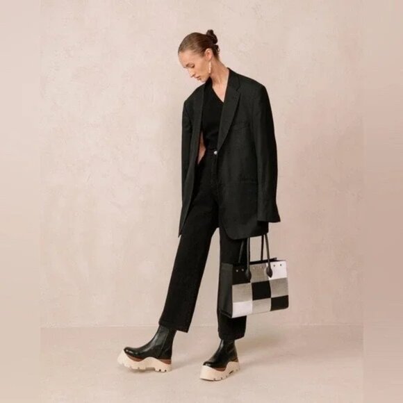 Free People ALOHAS Roxie Marcona - Black Leather Boots - Picture 2 of 5